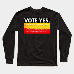 Vote Yes vintage to the Voice to Parliament youre the voice referendum Long Sleeve T-Shirt